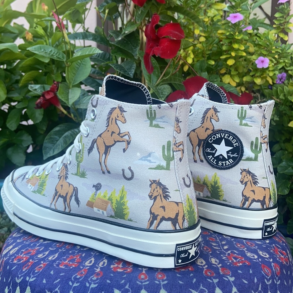 New Western Style men's Chuck 70 Hi Top Sneakers - Picture 9 of 15